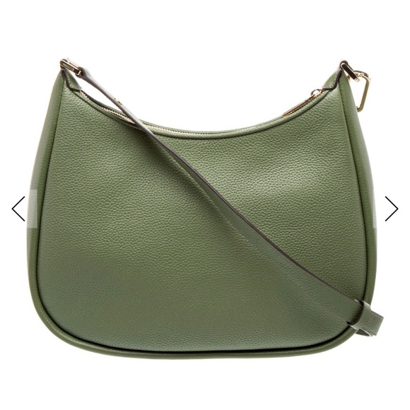 Chic Olive Woven Shoulder Bag - Picture 4 of 12